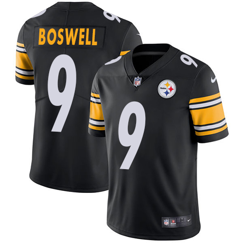 Nike Steelers #9 Chris Boswell Black Team Color Men's Stitched NFL Vapor Untouchable Limited Jersey - Click Image to Close